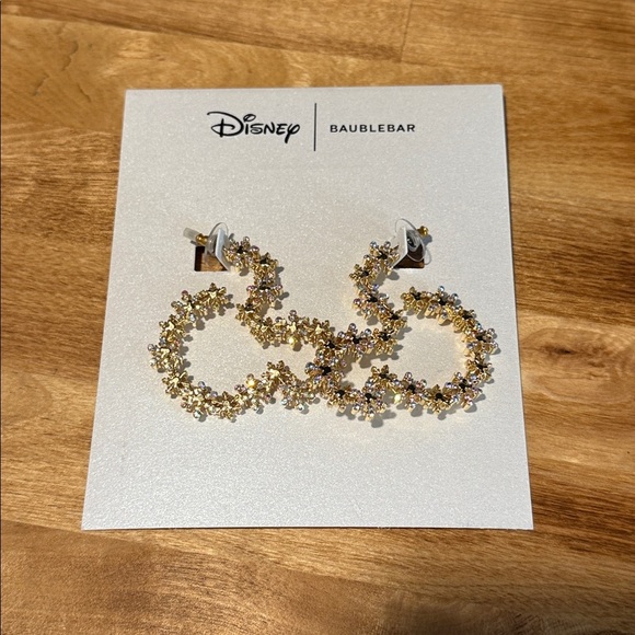 BaubleBar Disney Mickey Mouse Let It Glow Earrings-Statement Snowflake Earrings - Picture 6 of 7